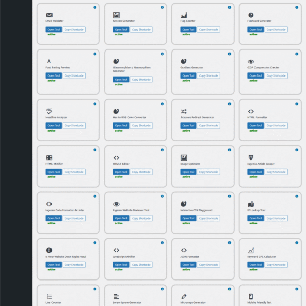 Ingenio Tools Suite: Your All-in-One WordPress Powerbox - Image 7