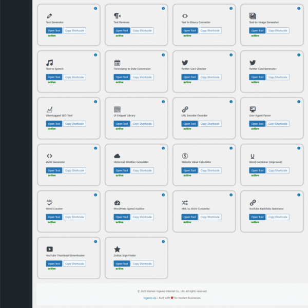 Ingenio Tools Suite: Your All-in-One WordPress Powerbox - Image 9